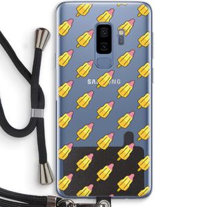 Waterijsjes: Samsung Galaxy S9 Plus Transparant Hoesje met koord