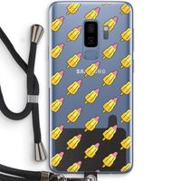Waterijsjes: Samsung Galaxy S9 Plus Transparant Hoesje met koord