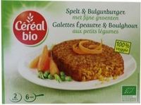 Cereal Bio Spelt & bulgur burger met fijne groenten bio (200 gr)