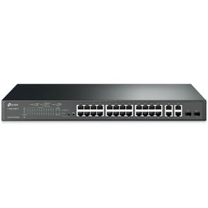 TP-Link Omada SL2428P netwerk-switch Managed L2 Fast Ethernet (10/100) Power over Ethernet (PoE) 1U Zwart