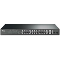 TP-Link Omada SL2428P netwerk-switch Managed L2 Fast Ethernet (10/100) Power over Ethernet (PoE) 1U Zwart - thumbnail