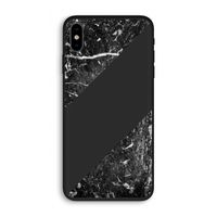 Zwart marmer: iPhone XS Biologisch afbreekbaar hoesje