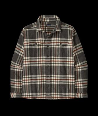 Patagonia Fjord Flannel Shirt Overhemd Heren Catch: Ink Black XL