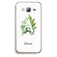 Green Brush: Samsung Galaxy J3 (2016) Transparant Hoesje
