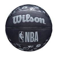 Wilson Basketbal NBA All Teams Composite Indoor Outdoor Black - thumbnail