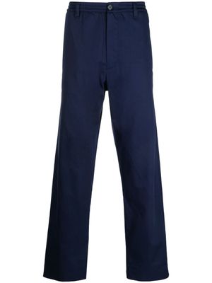 Marni pantalon plissé à coupe ample - Bleu