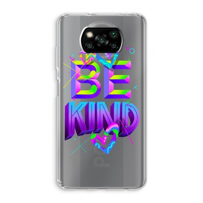 Be Kind: Xiaomi Poco X3 Pro Transparant Hoesje