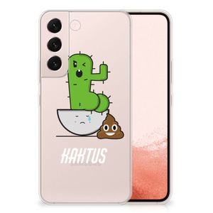 Samsung Galaxy S22 Telefoonhoesje met Naam Cactus Poo
