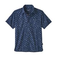 Patagonia Back Step Heren Shirt River Symbols: Stone Blue S