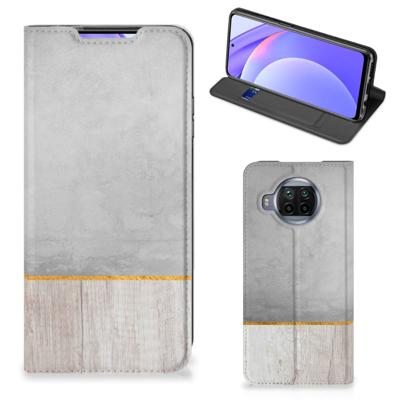 Xiaomi Mi 10T Lite Book | Wallet Case | Wood Concrete