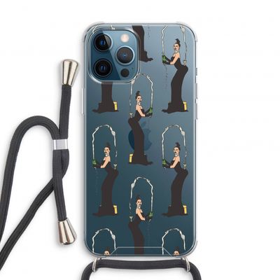 Pop Some Kim: iPhone 12 Pro Transparant Hoesje met koord