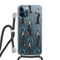 Pop Some Kim: iPhone 12 Pro Transparant Hoesje met koord