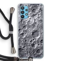 Maanlandschap: Samsung Galaxy A32 4G Transparant Hoesje met koord