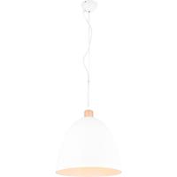 Stijlvolle LED Hanglamp - E27 Fitting - Mat Wit Aluminium - 60W