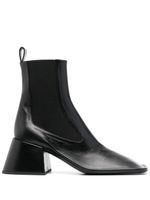 Jil Sander bottines à bout carré 65 - Noir - thumbnail