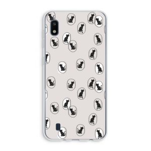 Miauw: Samsung Galaxy A10 Transparant Hoesje