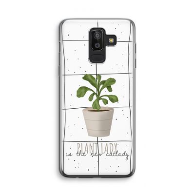 Kamerplant op vensterruit: Samsung Galaxy J8 (2018) Transparant Hoesje