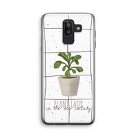 Kamerplant op vensterruit: Samsung Galaxy J8 (2018) Transparant Hoesje
