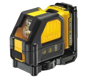 DeWalt DCE0811D1R veelzijdige zelfnivellerende kruislijnlaser 360 graden - DCE0811D1R-QW