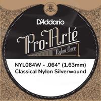 D'Addario NYL064W Classics Losse Silverwound .064 Snaar
