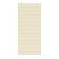 Plissé rolgordijn 90x200 cm stofbreedte 89,4 cm polyester crème