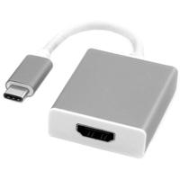 ROLINE 12.03.3210 video kabel adapter 0,1 m USB Type-C HDMI Type A (Standaard) Zilver - thumbnail