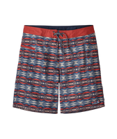 Patagonia Wavefarer Boardshorts 19 Inch Zwembroek Heren Shorts Coast Highway Multi: Sumac Red 36