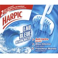 Harpic toiletblok, blauw water, 38 g, pak van 2