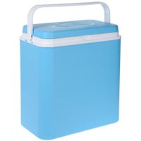 Koelbox lichtblauw 24 liter 39 x 25 x 38 cm   -