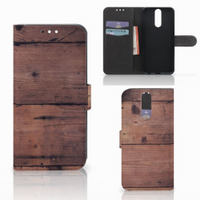 Huawei Mate 10 Lite Book Style Case Old Wood - thumbnail
