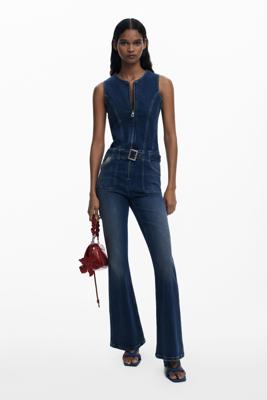 Denim overall - BLUE - XL