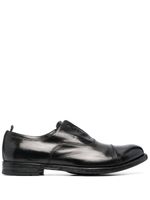 Officine Creative chaussures oxford en cuir à lacets - Noir