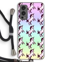 Musketon Unicorn: OnePlus Nord 2 5G Transparant Hoesje met koord