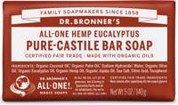 Dr. Bronner's Zeep Eucalyptus Pure-Castile Bar Soap 140gr
