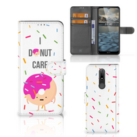 Nokia 2.4 Book Cover Donut Roze - thumbnail