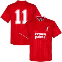 Liverpool Retro Shirt 1986 + 11