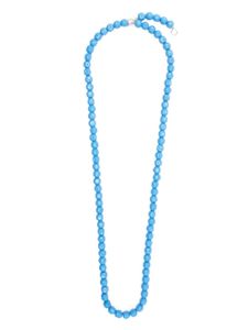 Jil Sander collier à perles - Bleu