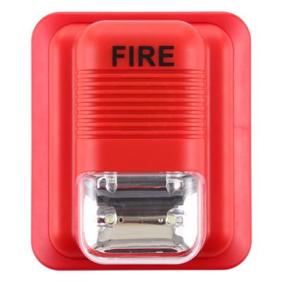 Geluid-Light Fire Alarm waarschuwing strobe Horn alert veiligheidssysteem sensor