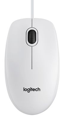 LogitechB100 Muis Wit