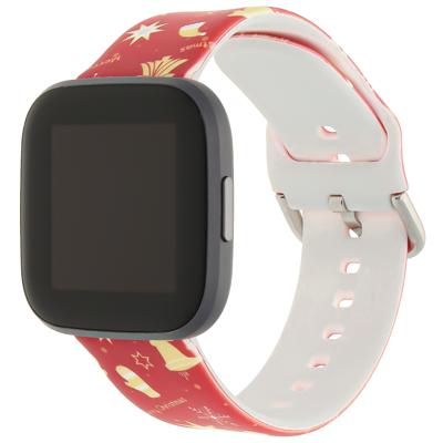 Fitbit Versa Print Sport Band - Kerst Rood Fitbit Versa Print Sport Band - Kerst Rood