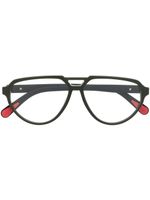 Moncler Eyewear lunettes de vue à monture pilote - Noir