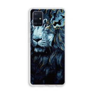 Darkness Lion: Galaxy A51 4G Transparant Hoesje