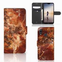 Huawei P20 Lite | Bookcase | Marmer Bruin