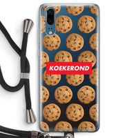 Koekerond: Huawei P20 Transparant Hoesje met koord