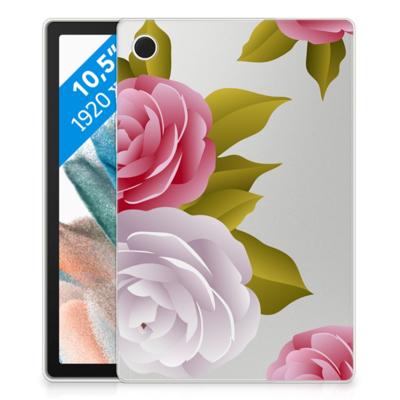 Samsung Galaxy Tab A8 2021/2022 | Siliconen hoesje | Roses Samsung Galaxy Tab A8 2021/2022 | Siliconen hoesje | Roses