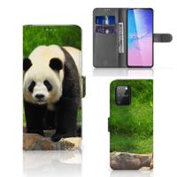 Samsung S10 Lite | Telefoonhoesje | Met pasjeshouder | Panda