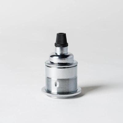 Lampenkap fitting E27 fitting Chroom edison periode met lampenkap ringen