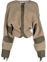 Maison MIHARA YASUHIRO veste crop à manches longues - Marron