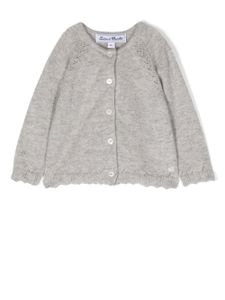 Tartine Et Chocolat cardigan en maille fine - Gris