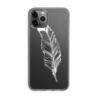 Pluim: iPhone 11 Pro Max Transparant Hoesje
